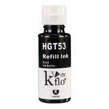 Kflo Tinta Gt53 Compatible Negro 90ml Para Uso En Hp