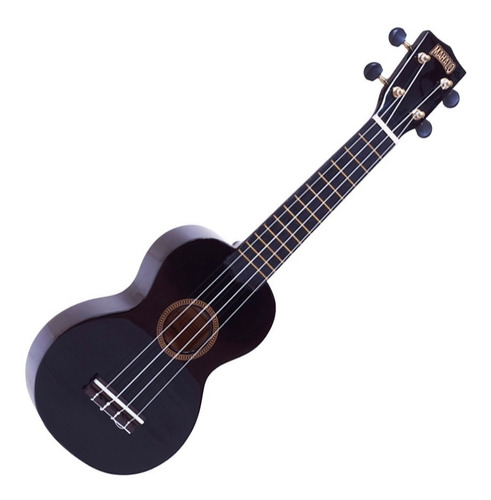 Ukelele Mahalo Modelo Mr-1 Rainbow Color Brillantes Laqueado Color Negro