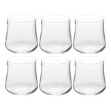 6 Vasos Cristar Bolonia Bajo 326ml Sueltos Color Transparente