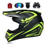 Casco Solid Flat Negro Mate Motocross Enduro N Full Face