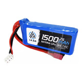 Bateria Lipo 1500mah 7.4v 2s 30c Deans Automodelos Airsoft