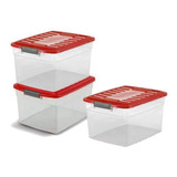 Cajas Organizadoras Plasticas Colbox 15lts X 3 U. Colombraro