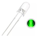 Led Verde 5mm  Diodo Led Alto Brillo Transparente Kit X50