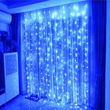 Kit De 2 Cortinas De Luces Led 3x3 Decoracion 600 Leds