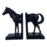 Sujetalibros Decorativo Soporte Caballo Escultura Libro