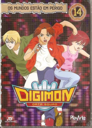 Dvd Digimon Volume 14 Os Mundos Estão Em Perigo