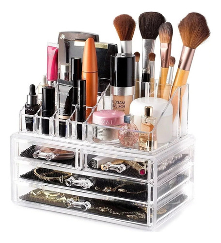 Caja Organizador 008 Cosmeticos Maquillajes Cosmetiqueros 