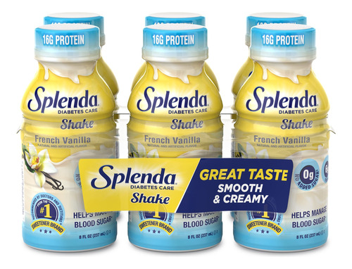 Splenda Diabetes Care Batido De Reemplazo De Comida, 8 Onzas