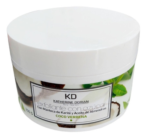 Exfoliante Con Azúcar Coco Verbena Marca Katherine Dorian