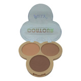 Paleta Trío De Contorno Rostro Make Up Mely 