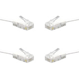 Cable De Conexion Ethernet Cat6 Corto, Ancable, Paquete D...