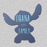 Figura Corporea De Pared Ohana Lilo Y Stitch