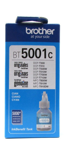 Tinta Original Brother Bt5001 C (cian) 48.8ml