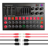 . Sound Machine Interfaz Externa Audio Live Card M9 Mixer