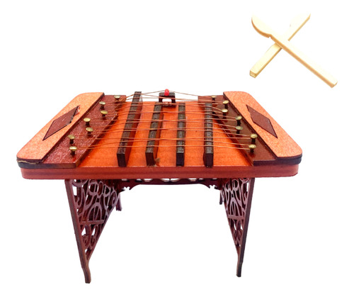Miniatura Instrumentos Musicais: Yangqin - Edição 58