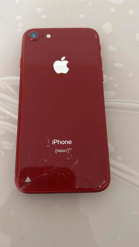 iPhone 8 64gb Vermelho Usado Com Detalhes Sem Acessórios 