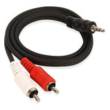 Cable De Audio Aux 2x1 (3.5mm A Rca) Cav02 Hifi