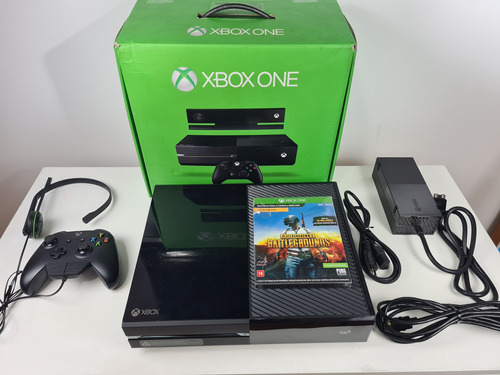 Xbox One Fat 500gb Na Caixa Completo Revisado Sem Juros