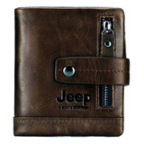 Cartera Jeep Kavis Bowne 100% Piel Genuina Para Hombre 