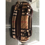 Bolsa Burberry Original, Con Su  Certificado, Cubre Polvo