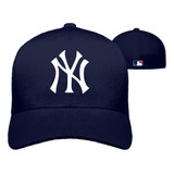 Gorra Nueva York Yankees Azul Marino Cerrada Flex Mbl