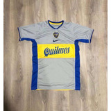 Camiseta Retro Boca Juniors Alternativa 2001 Riquelme M