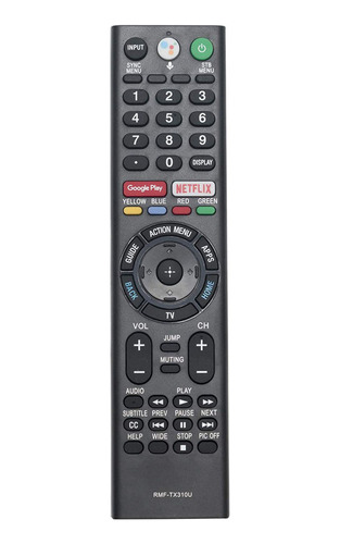 Control Remoto Por Voz Rmf-tx310u Para Sony Bravia Tv Xbr-49