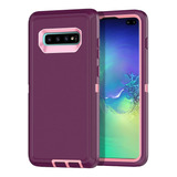Funda Para Samsung Galaxy S10 Plus (color Violeta/rosa)