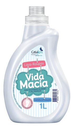 Lava Roupas De Bebe Vida Macia 1 Litro