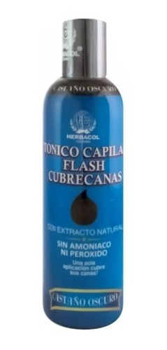 Herbacol Tonico Capilar Cubrecanas Castaño Oscuro 240ml