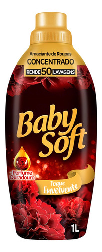 Amaciante De Roupa Concentrado Toque Envolvente Baby Soft Frasco 1l