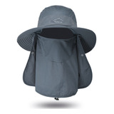 Gorro De Pescador Con Protección Uv Para Rostro Y Nuca