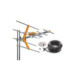 Antena Aerea Para Tdt Y Tv Uhf Vhf + 8 Metros De Cable