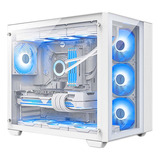 Gabinete Gamer Hyrax Tower Atx, Lateral E Frontal Em Vidro T