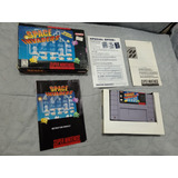 Space Invaders Snes Super Nintendo Original Completo