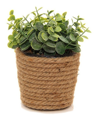 Plantas Artificiales Con Maceta Decorativas 11x19cm Mcc7059