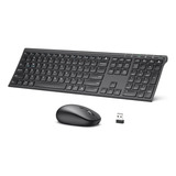 Iclever Dk03 Teclado Y Mouse Bluetooth, Combo De Teclado Y +