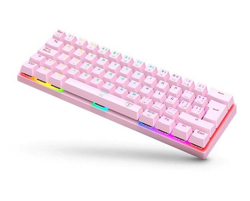 Teclado Gamer Mini T-dagger Arena Pink T-tgk321b-rgb Esp