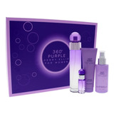 Set Perfume 360 Purple De Perry Ellis