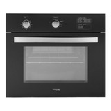 Forno De Embutir À Gás Com Grill Elétrico (multigás) Stelar Topázio 46l Preto 220v