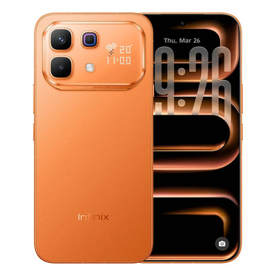 Celular Infinix Note 60 Pro 5g Ai Phone 256gb Rom 8+8gb Ram Naranja Solar Snapdragon 7s Gen 4 Dual Sim 6000mah 90w Carga Superrápida 30w Inalámbrico 6.78'' Amoled 1.5k 144hz Active Matrix | Meses sin interés