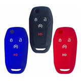 3pcs Silicone Car Remote Key Fob Cover Case For Ford F-150 F