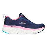 Tenis Mujer Skechers Max Coushing - Azul-rosa