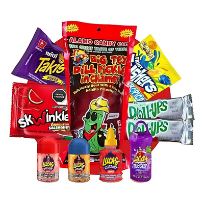 Pepinillo Chamoy Pickle Kit (10 Piezas) Big Tex Dill Botana | Meses sin interés
