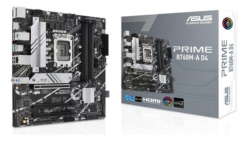 Placa Madre Asus Prime B760m-a D4 Intel