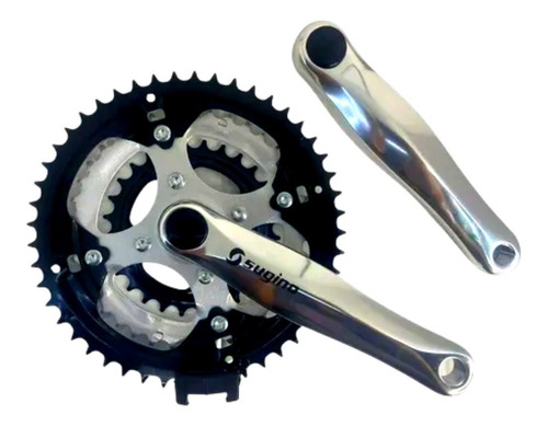 Pe De Vela Tipo Shimano 170mm 28/38/48 Dentes Entrega Já!