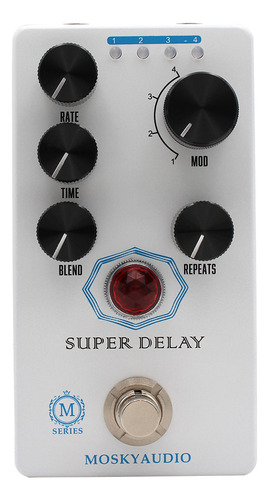 Pedal Mosky Super Delay, Efecto De Retardo De Cinta De Estil