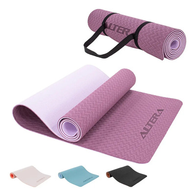 Tapete Yoga Para Ejercicio Altera Antiderrapante Pilates Mat Color Orquidea Malva | MercadoLibre