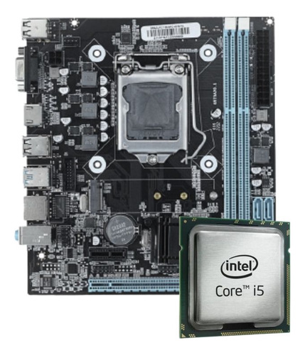 Kit Intel Core I5 3470  Placa Mãe H61 S/cooler  (promoção)