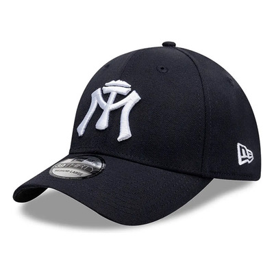New Era Gorra 39thirty Navy Gm Sultanes De Monterrey Color Azul Marino Diseño De La Tela Liso Talla S-m